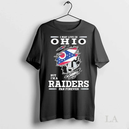 Original I May Live Ohio But Im Las Vegas Raiders Forever Tank Top