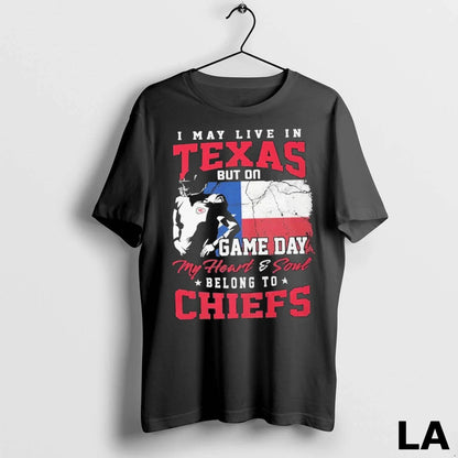 Original I May Live Texas But Game Day My Heart And Soul Belong