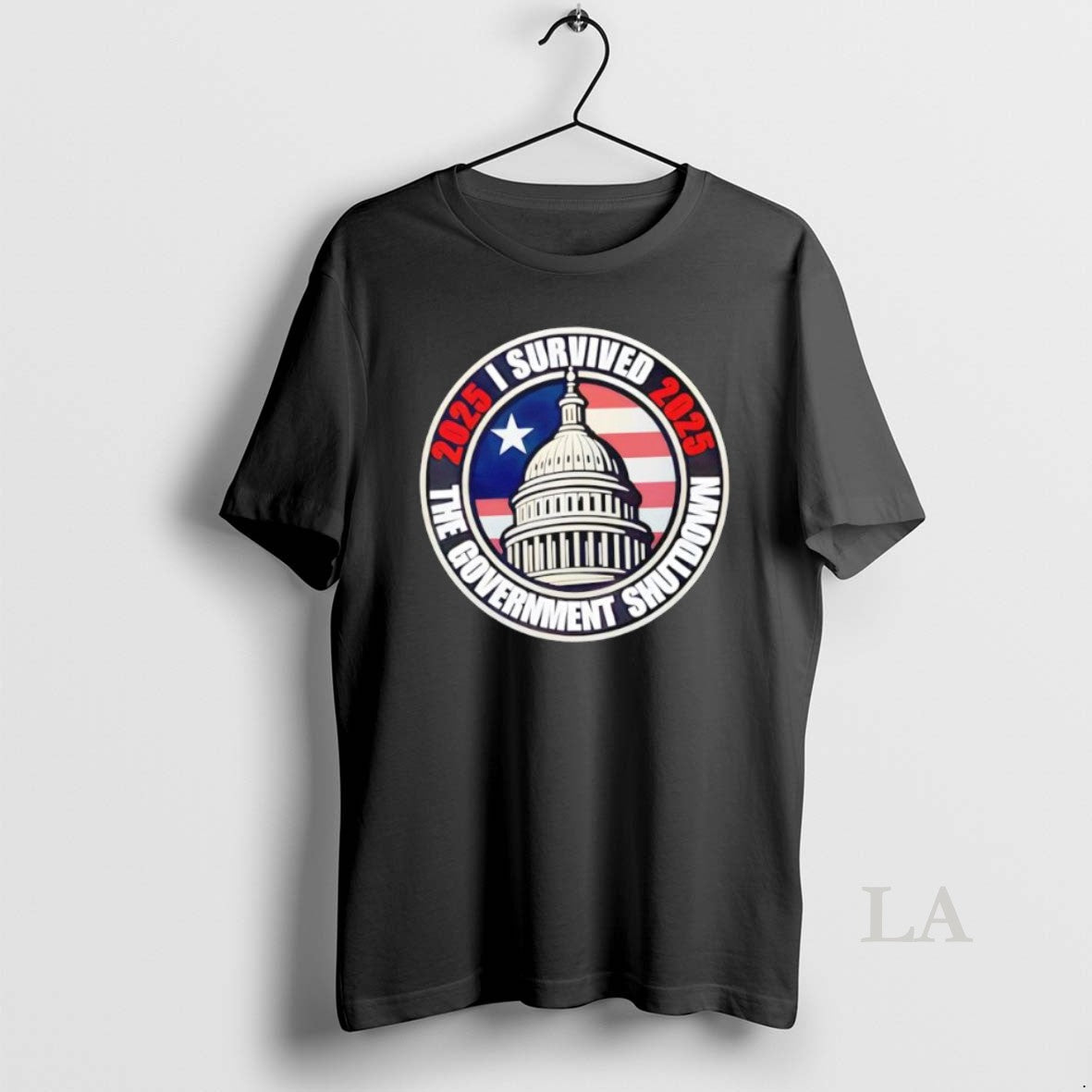 Original I Survived Government Shutdown 2025 Hoodie Authentic