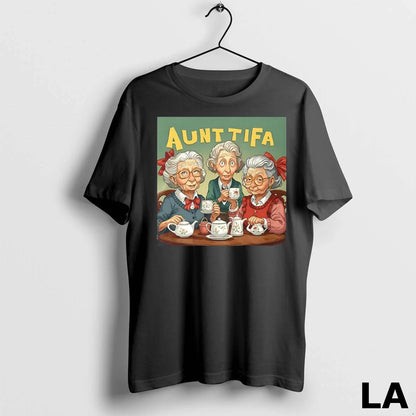 Original I Am Aunt Tifa Drink Tea Long Sleeve Retro Fashion