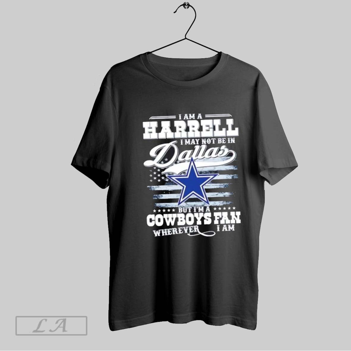 Original I Am Harrell I May Not Be Dallas But Im Cowboys Tank Top