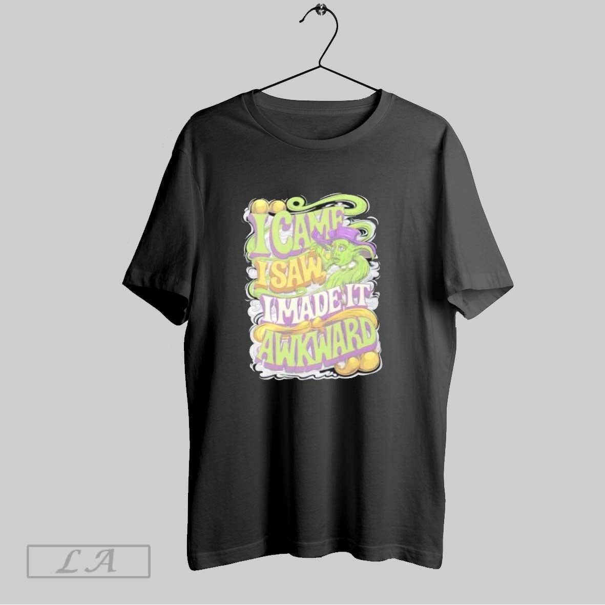 Original I Came I Saw I Made It Awkward Cartoon Hoodie Retro Design