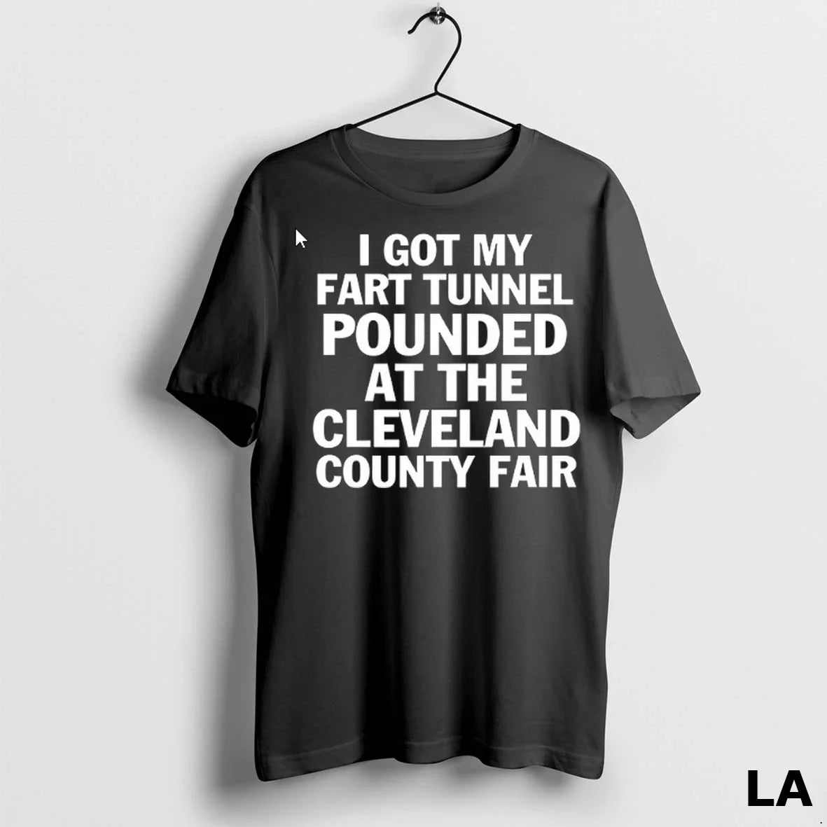 Original I Got My Fart Tunnel Pounded Cleveland County Fair V Neck
