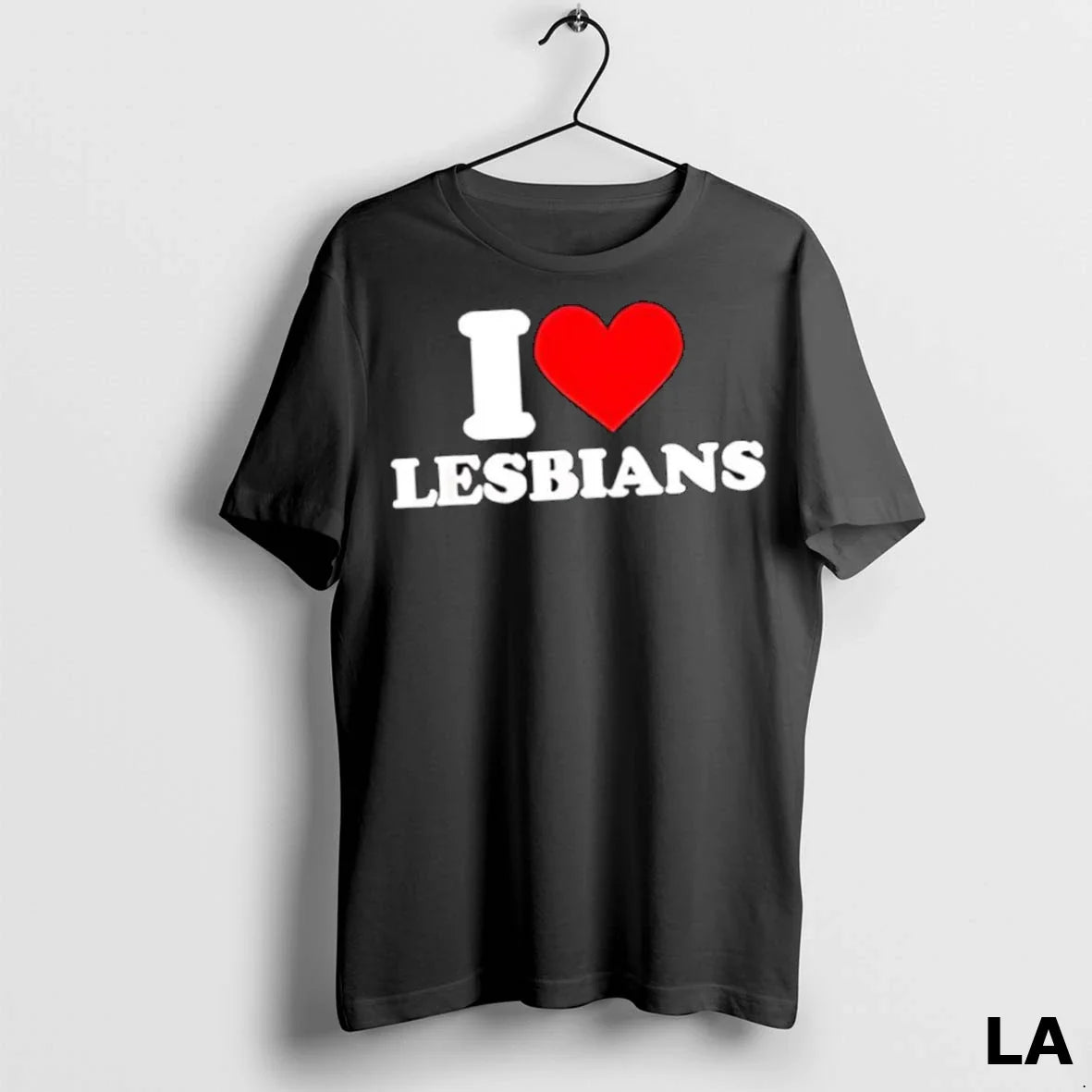Original I Love Lesbians Heart TShirt Premium Apparel