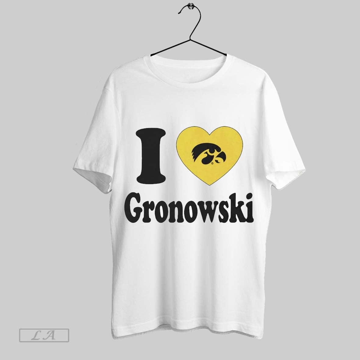 Original I Love Mark Gronowski Iowa Hawkeyes Tank Top Premium Apparel