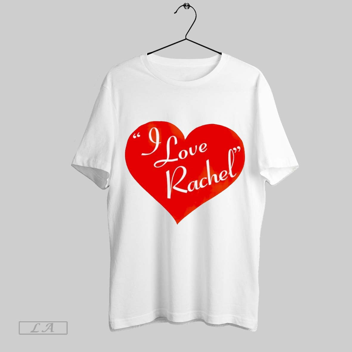 Original I Love Rachel Heart Sweatshirt Modern Collection