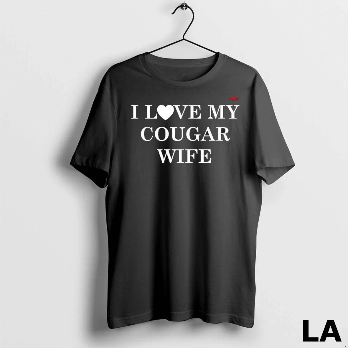 Original I Love My Cougar Wife TShirt Retro Apparel