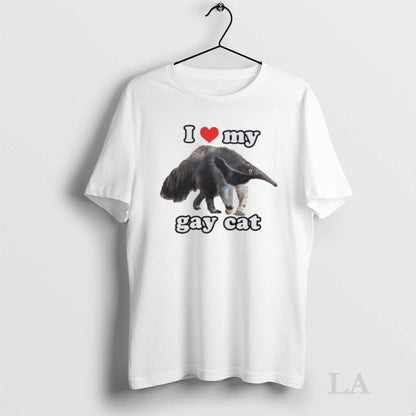 Original I Love My Gay Cat Tank Top Classic Apparel