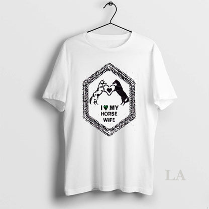 Original I Love My Horse Wife Long Sleeve Premium Design