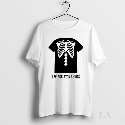 Original I Love Skeleton Shirts Heart Hoodie Trendy Fashion