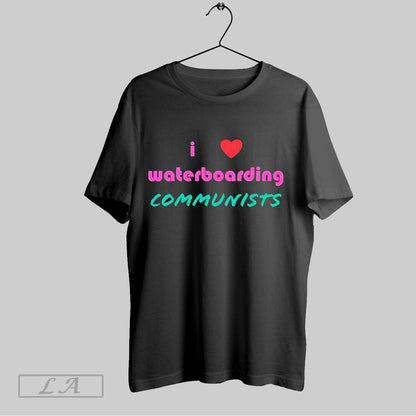 Original I Love Waterboarding Communists Sweatshirt Vintage Look