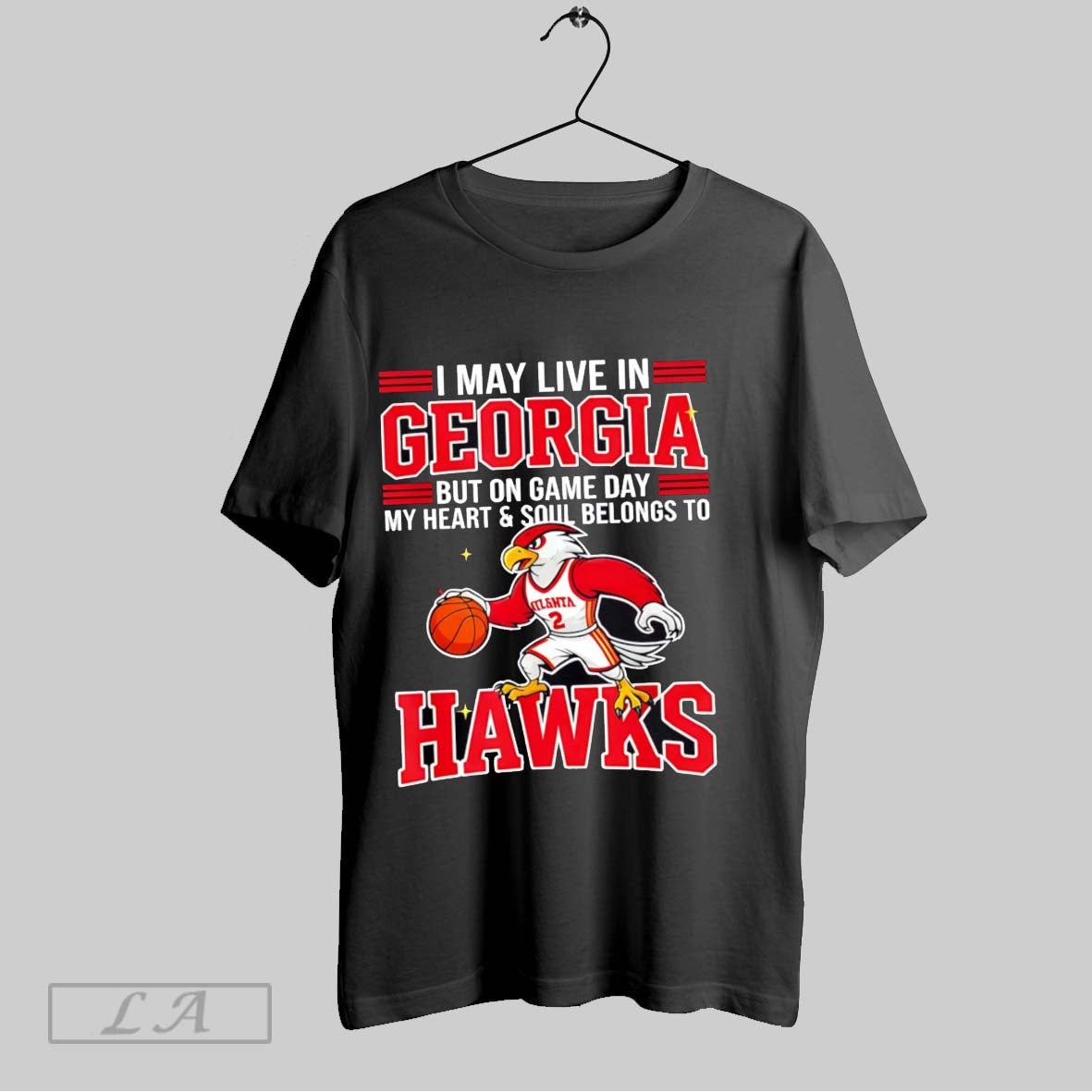 Original I May Live Georgia But Game Day My Heart And Soul Belongs