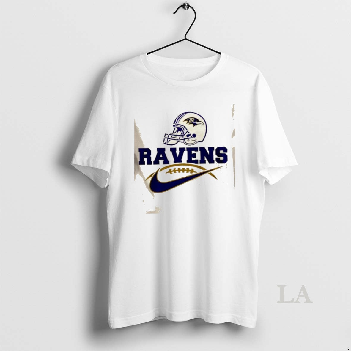 Original I May Not Be Baltimore But Im Ravens Wherever I Am Tee