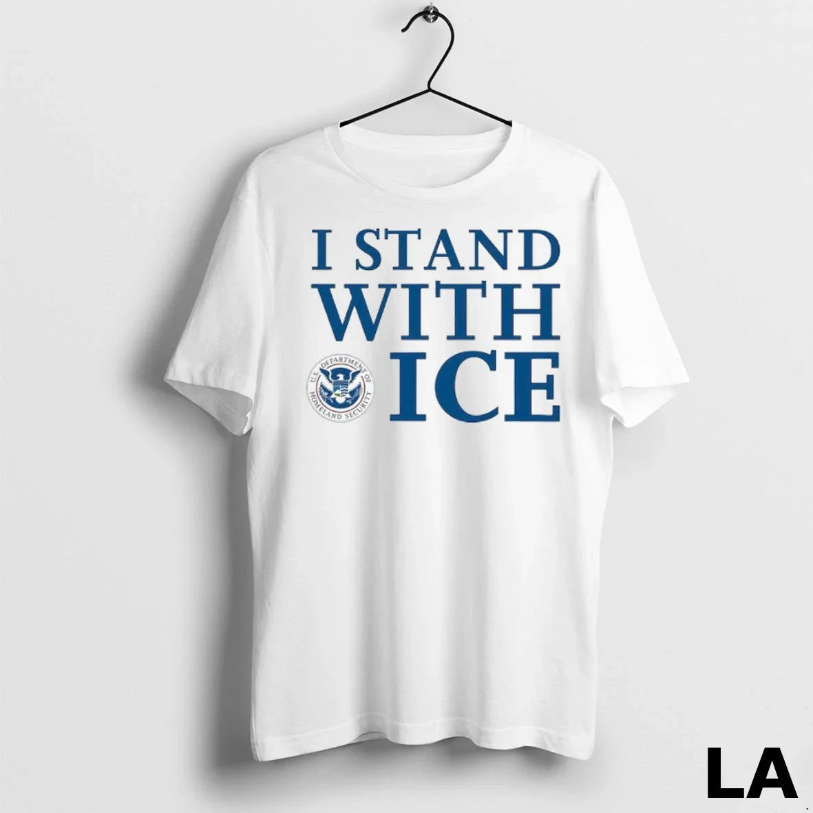 Original I Stand Ice Us Department Homeland Security Ladies Tank Top