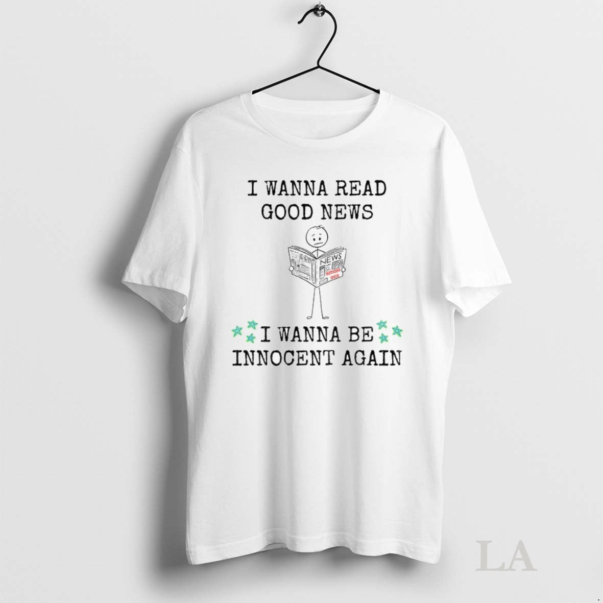 Original I Wanna Read Good News I Wanna Be Innocent Again Tank Top