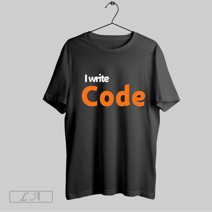 Original I Write Code TShirt Classic Look