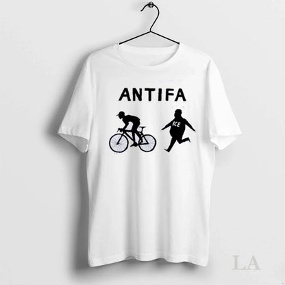 Original Ice Antifa Biker TShirt Vintage Fashion