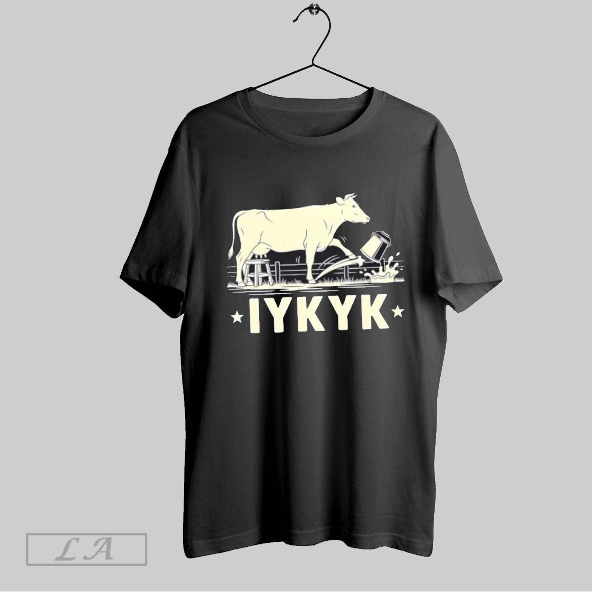 Original Iykyk Kicking Bucket Cow Tank Top Authentic Style