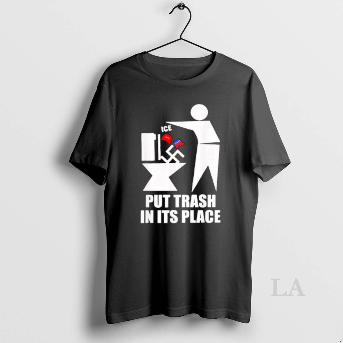 Original Ice Put Trash Its Place Tee Modern Design