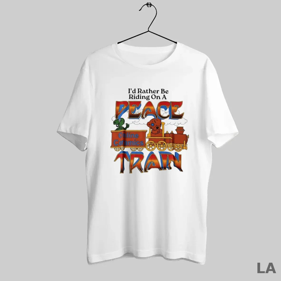 Original Id Rather Be Riding Peace Train Shirt Modern Art
