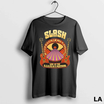 Original Iek5Tsy2 Slash Live S E R P E N T Festival Tee Trendy Merch