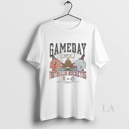Original Illinois Fighting Illini Vs Ohio State Buckeyes 2025 Gameday