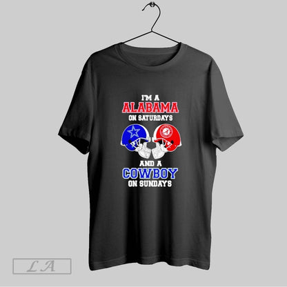 Original Im Alabama Crimson Tide Saturdays And Dallas Cowboys Sundays