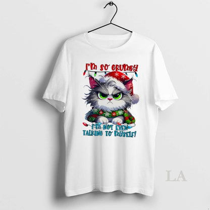 Original Im So Grumpy Im Not Even Talking To Myself Cat Sweatshirt