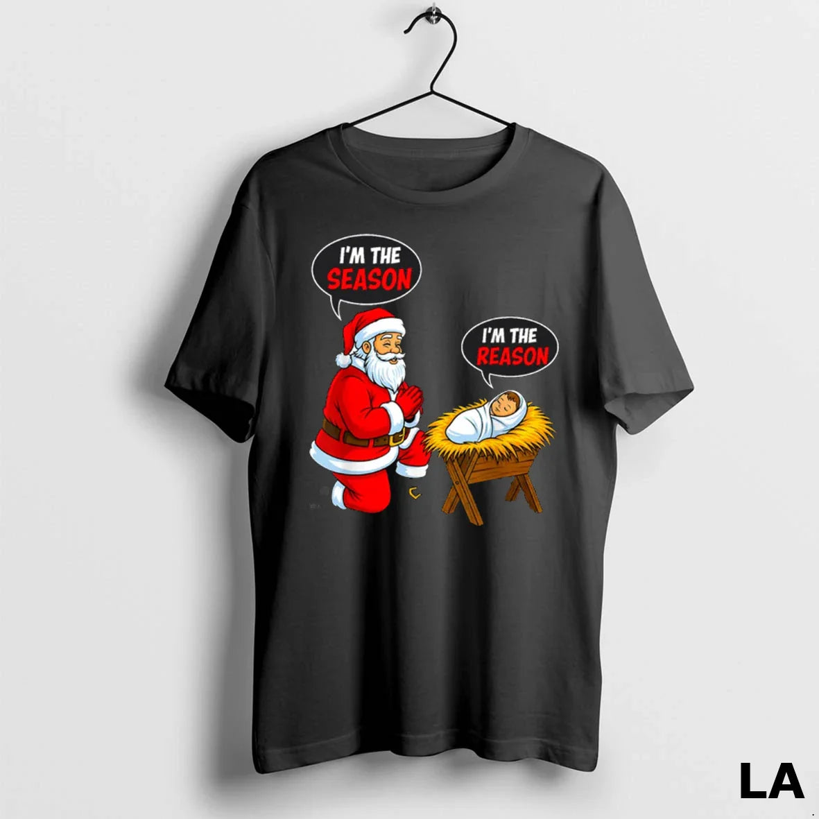 Original Im Season Santa Im Reason Jesus TShirt Premium Merch