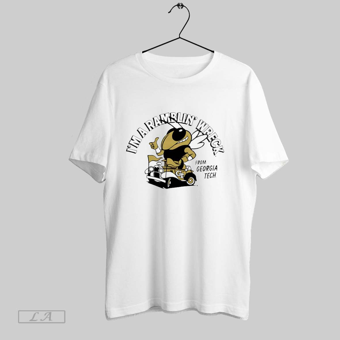Original Im Ramblin Wreck Georgia Tech Yellow Jackets Football Long