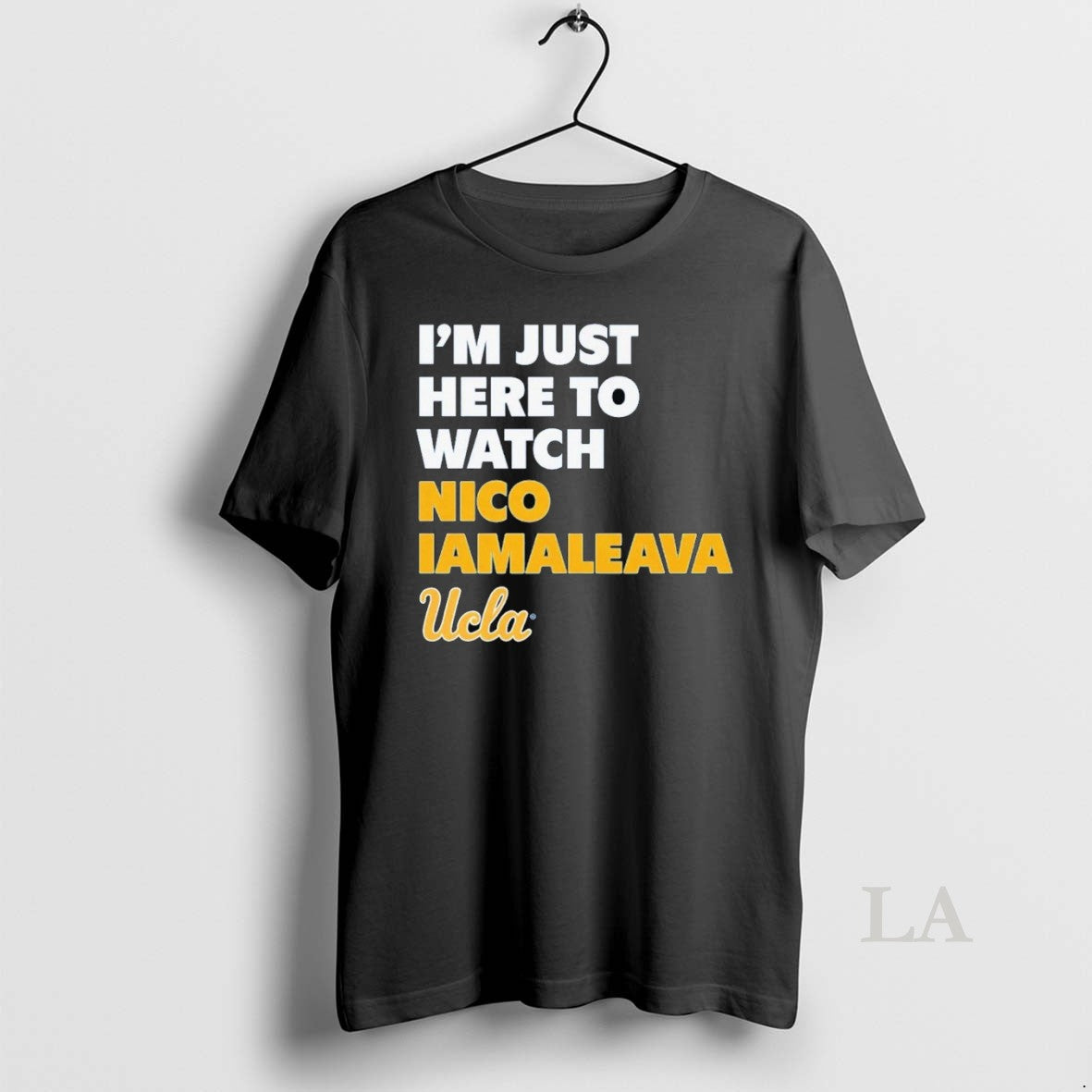 Original Im Just Here To Watch Nico Iamaleava Tee Authentic Style