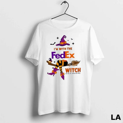 Original Im Fedex Witch She Has Me Under Her Spell Halloween Hoodie