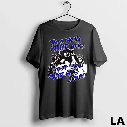 Original World Full Noise Keep Your Morals Loud Tank Top Trendy