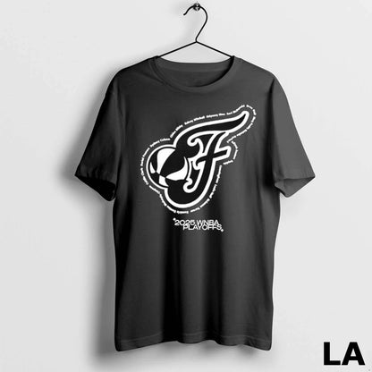 Original Indiana Fever 2025 Wnba Playoffs Logo Ladies Shirt Vintage
