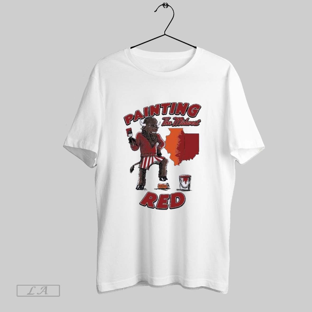 Original Indiana Hoosiers Painting Midwest Beat Illinois Shirt Trendy