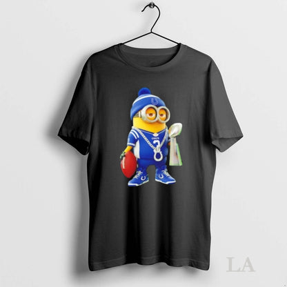Original Indianapolis Colts X Minions Hold Super Bowl Trophy