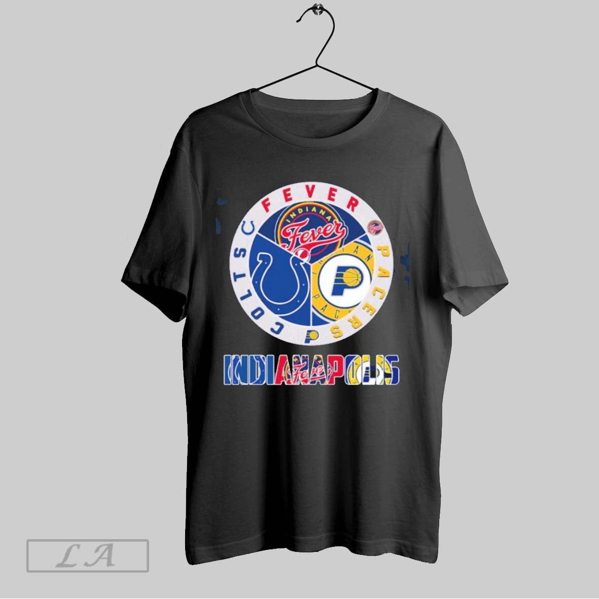 Original Indianapolis Fever Pacers Colts Tee Elegant Apparel