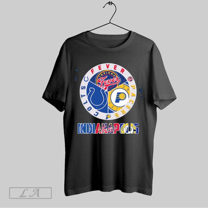 Original Indianapolis Fever Pacers Colts Tee Elegant Apparel