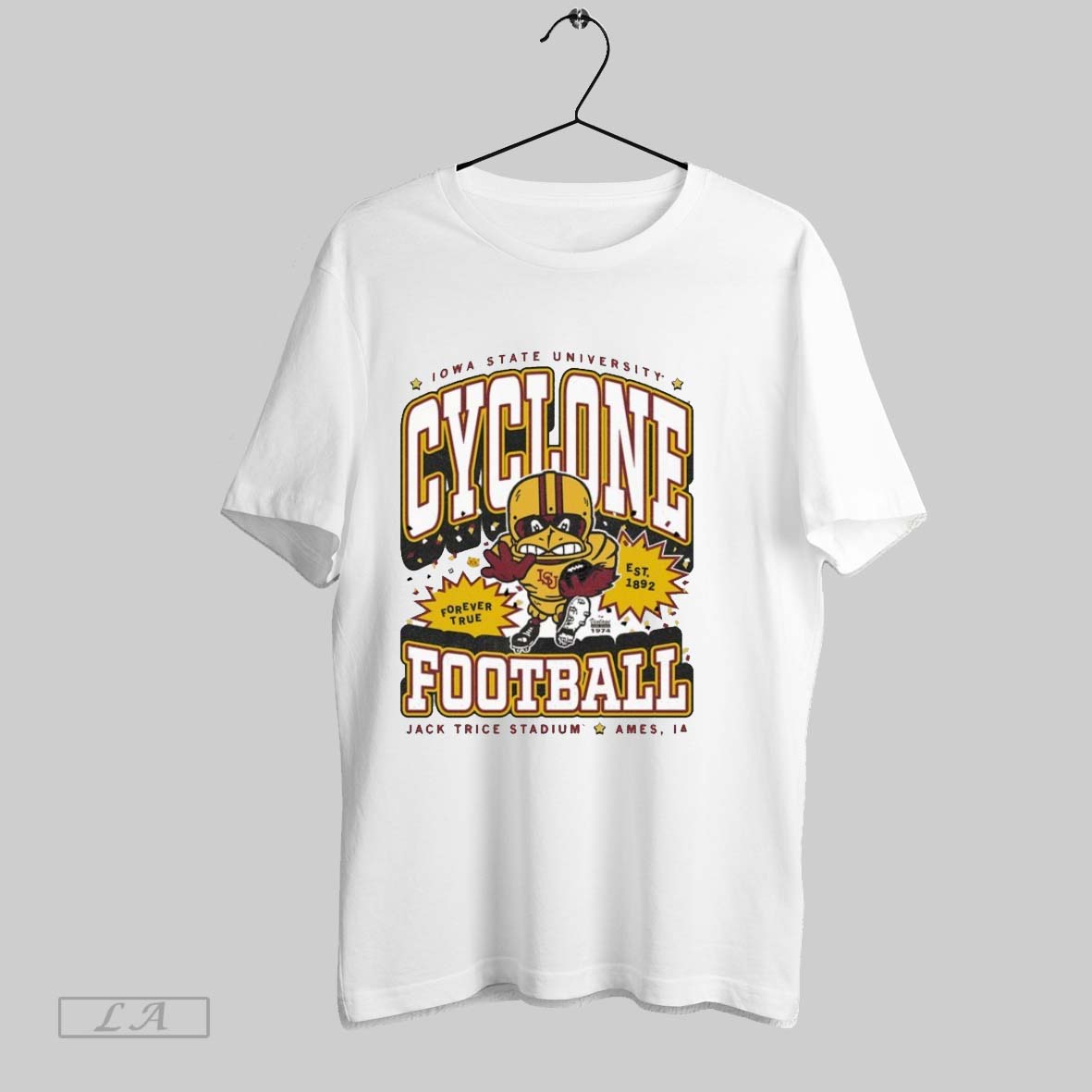 Original Iowa Cyclone Jack Trice Stadium Ames Ia Forever True Est