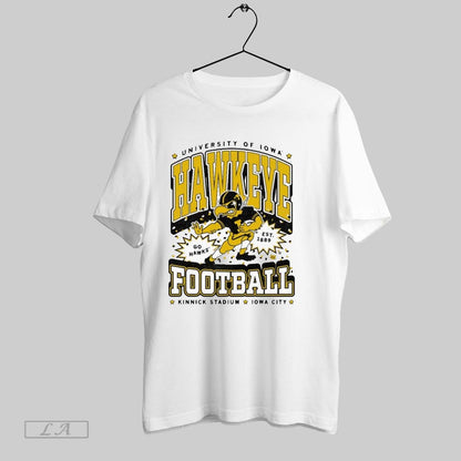 Original Iowa Hawkeyes Go Hawks Kinnick Stadium City Est 1889 Mascot