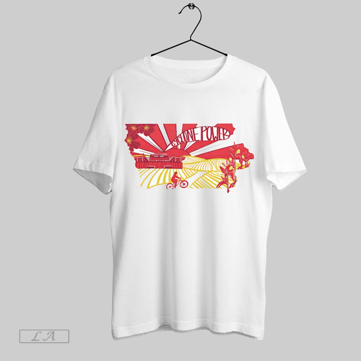 Original Iowa Outline Cyclone Power Tank Top Classic Apparel