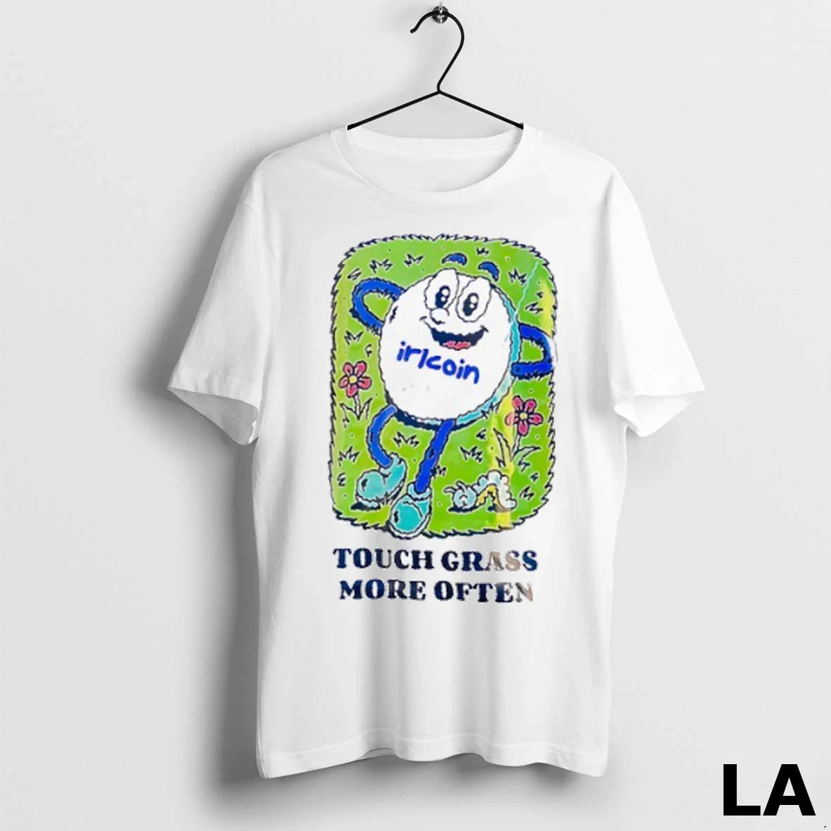 Original Irl Coin Touch Grass More Often Hoodie Classic Fashion