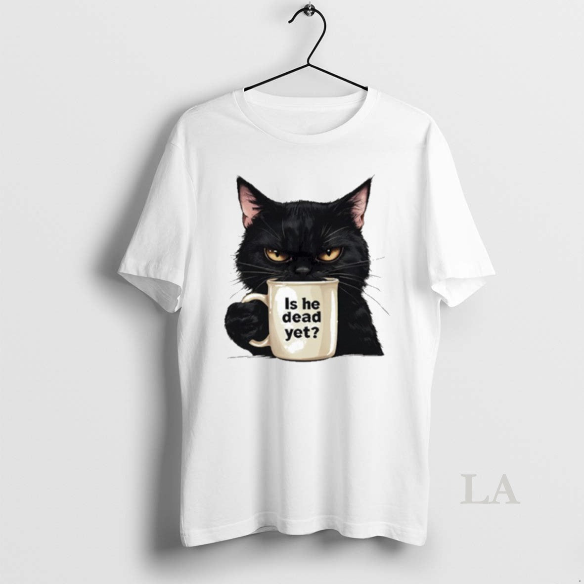 Original Is He Dead Yet Black Cat Shirt Stylish Collection