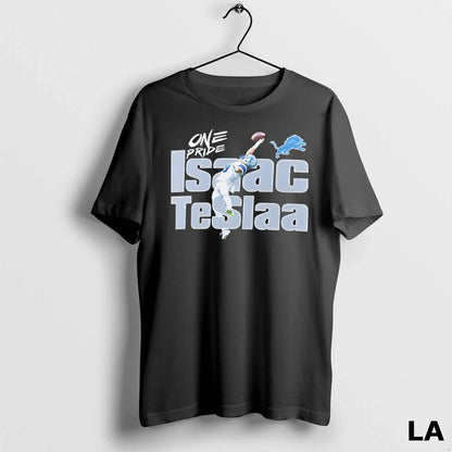 Original Isaac Teslaa One Pride Detroit Lions Player Hype TShirt