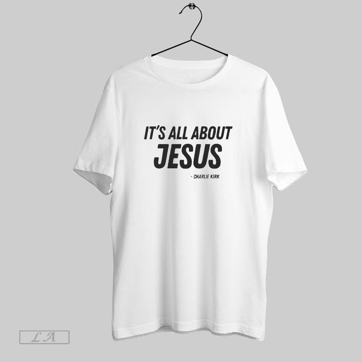 Original Its All About Jesus Stand Charlie Kirk Support Tank Top