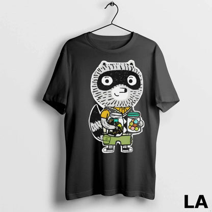 Original Its Carl Its Carl Raccoon Ladies TShirt Modern Art