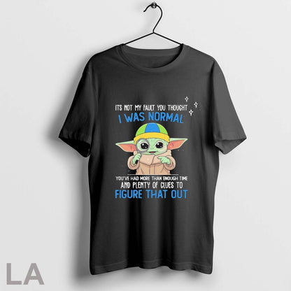 Original Its Not My Fault You Thought I Was Normal Yoda Figure That