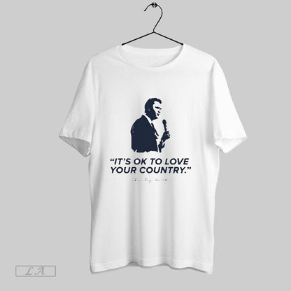 Original Its Ok To Love Your Country Hoodie Trendy Fashion