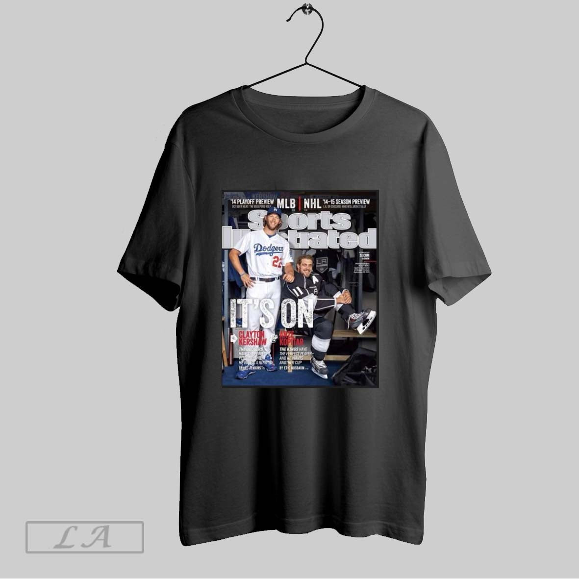 Original Its Clayton Kershaw And Anze Kopitar Thank You Hoodie Retro