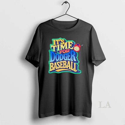 Original Its Time La Dodgers Baseball Sweatshirt Trendy Apparel